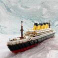 HTBE® Ensemble de blocs de construction de modèle de bateau de croisière 3800 pièces de jouets de blocs de construction jouets éduca-2