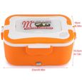 1.5L Portable Car Chauffage Électrique Lunch Box Bento Food Warmer Container (24V)-2