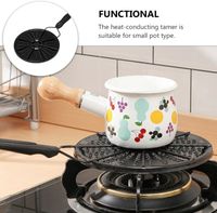 Plaque de diffusion de chaleur en fonte table de cuisson en verre plaque de cuisson à gaz anneau de diffuseur de chaleur-1PC - Maison