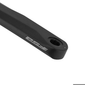 Manivelle Gauche VTT CGN – Longueur 175 Mm, Aluminium Argenté, Profil Large – Compatible VTT, Remplacement Facile