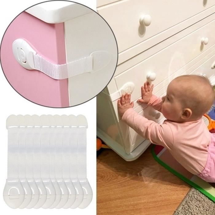Rose - Serrure de tiroir pour bébé 1 pièce, Protection de sécurité pour  enfants, pour armoire, réfrigérateur, - Cdiscount Puériculture & Eveil bébé