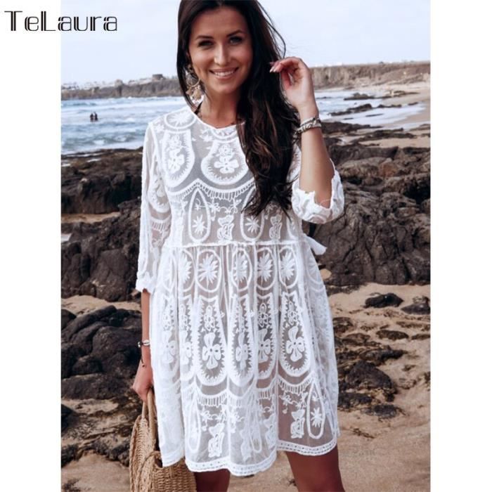 Robe blanche nouvelle collection hotsell