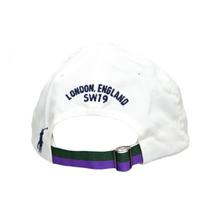 Casquette blanche sales ralph lauren