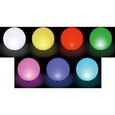 Boule solaire multicolore 50 cm avec couleur de lumière réglable-3