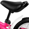 Vélo Street enfant rose - Selle et guidon réglable - Bicyclette Angel-3