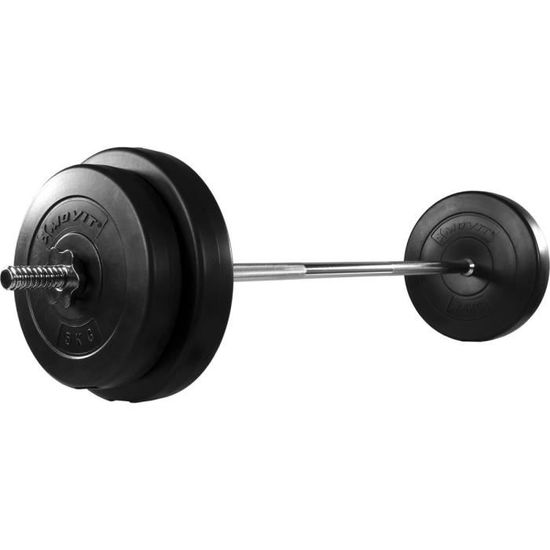 haltère longue Haltères Movit 140 cm Professionnel Haltères chromé /& moletée