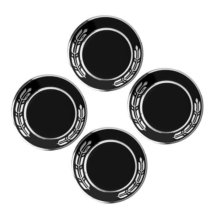 4pcs Logo 75MM Noir Origine Haute Centre De Roue Jante Cache Moyeu Emblème  Pour Mercedes Benz - Cdiscount Auto