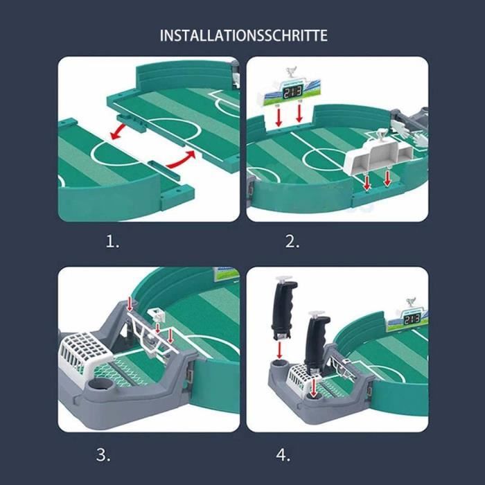 Jeu de Football de Table MARSEE Mini avec 6 Balles - Jouet Éducatif