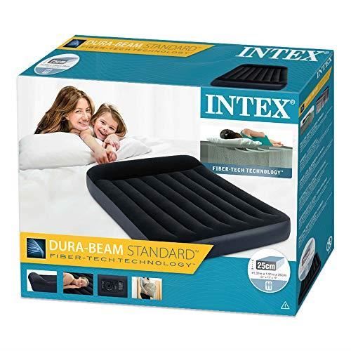 INTEX Matelas REST BED FIBER TECH 152x203 cm - Gonflable - Fermeté