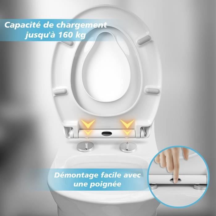 Enfant Abattant WC Couvercle Toilette Siège Formation Forme U Ve07375 -  Cdiscount Bricolage
