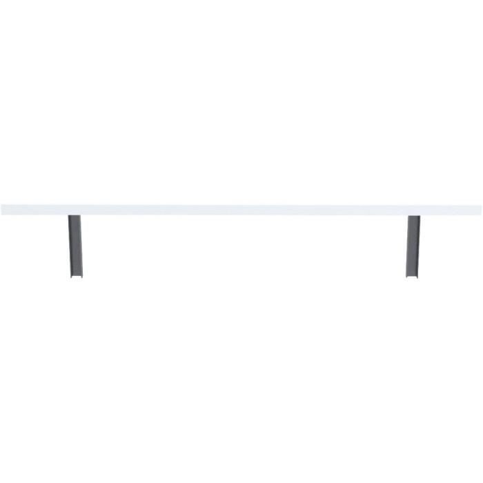 MODEZVOUS Table d'Appoint Pliable Rabattable pour Petit Espace Table Murale  Table de Cuisine en Bois Table de Travail 60cm x 425 - Cdiscount Maison