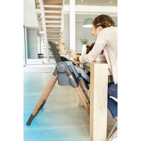 Bebe Confort Chaise Haute Minla Essential Grey Evolutive Reglable Sur 6 Positions De La Naissance A 6 Ans Cdiscount Puericulture Eveil Bebe