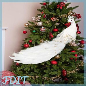 Elitecran 5 Pcs Oiseaux Artificiels en Plumes Décoratifs Extérieur