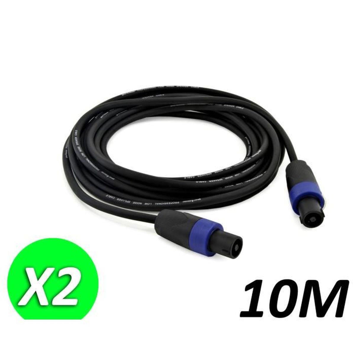 PPSS30 30/' Ft Professional Speaker Cable Male Connecter to Male Connector