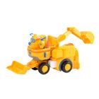 AUDLEY SUPER WINGS Véhicule Transformable en robot 18 cm et 1 figurine Transform-a-bot Donnie 's Dozer