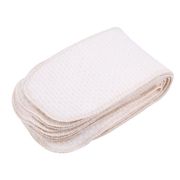Lingettes Bébé Lavables Sevira Kids 8 Pièces - Coton Doux Made In France - Face éponge Et Motif Bleuet - Écologiques