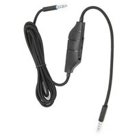 Câble de casque de jeu ASHATA pour Logitech G633/G635/G933/G935 avec contrôle du volume et du microphone