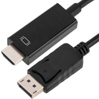 CableMarkt - Câble DisplayPort mâle vers HDMI mâle 1m