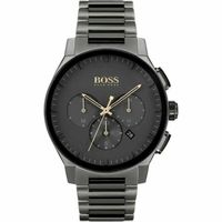 Montre Hugo Boss bracelet cadran noir pour homme Acier inoxydable luxe Quartz peak Chronographe sport imperméable luxueuse