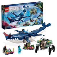LEGO® Avatar 75579 Payakan le Tulkun et Crabsuit, Jouet avec Figurine Animal, La Voie de l'Eau