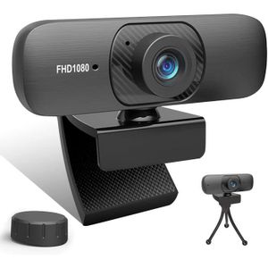 WEBCAM webcam pour pc avec microphone stéréo, 1080p full 