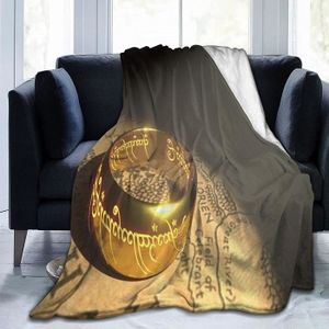 COUVERTURE - PLAID Le Seigneur des Anneaux Couvre-lit Couverture Couvre-lit léger pour lit, canapé, camping, voyage[1719]
