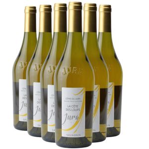VIN BLANC Côtes du Jura Savagnin Blanc 2016 - Lot de 6x75cl 