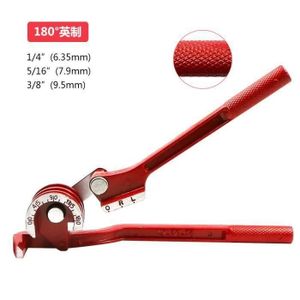 Cintreuse de tuyaux manuelle 3-en-1 6mm 8mm 10mm Outils de plomberie Outil /à main en alliage daluminium Tuyau de cuivre Cintreuse-Rouge-1 taille