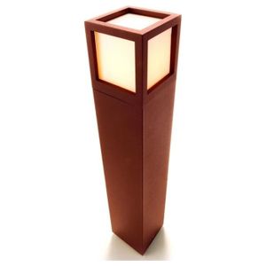 LAMPE DE JARDIN  Lampadaire d'extérieur Facado en brun aluminium