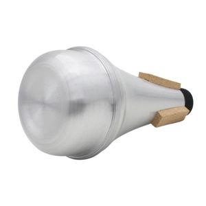 Sourdine Pour Trompette En Alliage D'Aluminium - Réduction De Bruit - Pratique à La Maison - Argent