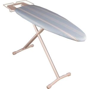 Leifheit Table à repasser Air Board Express L Solid, planche à repasser  pliante 130 x 38 cm, table repassage avec support pour centrale vapeur,  repose-fer, guide-fil et support pour cintres : 