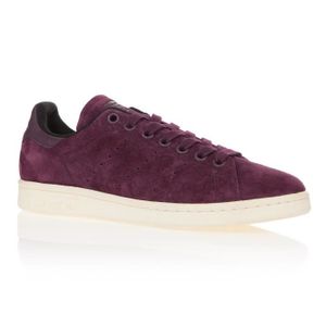 stan smith femme bordeaux et blanche