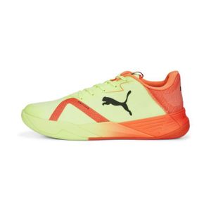 CHAUSSURES DE HANDBALL Chaussures de handball indoor Puma Accelerate Turbo Nitro II - fast yellow/red blast/black - 40,5