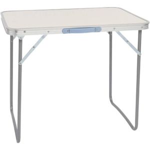 TABLE DE CAMPING LEADZM Table Pliante rectangulaire Blanche Table d
