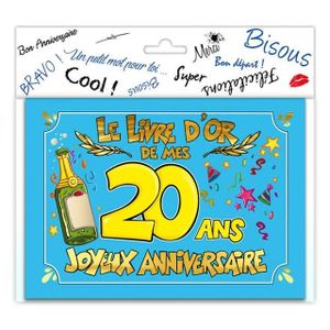 Livre D Or Anniversaire Ans Cdiscount