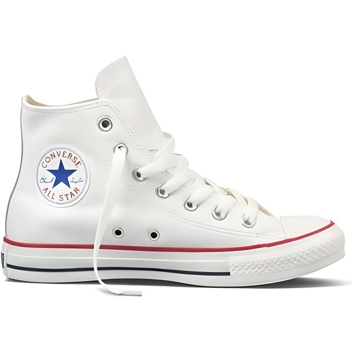 All star blanche montante outlet