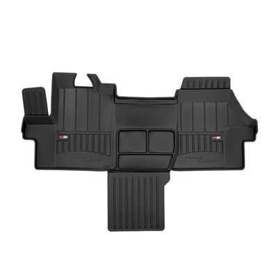 Tapis De Sol Caoutchouc Pour Jeep Wrangler JK 2006-2017 - Set 4 Pièces Noir