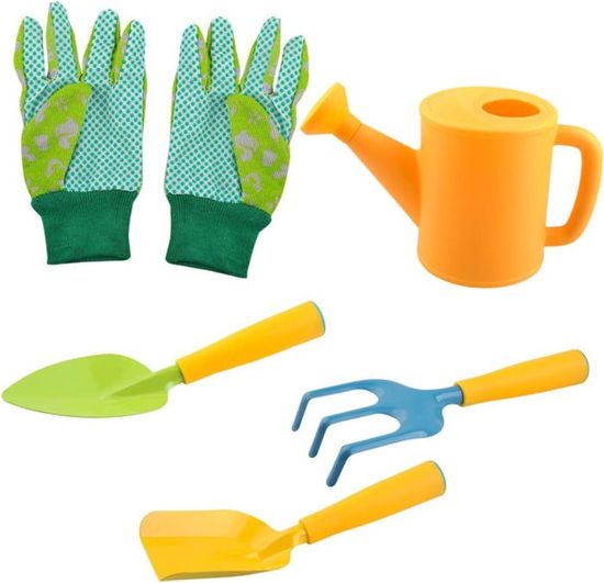Kit Outils De Jardin Jouet 3 En 1 Pour Enfants - Débroussailleuse, Souffleur, Tronçonneuse - Sécurité Complète - Jeu Imaginatif Extérieur - 10