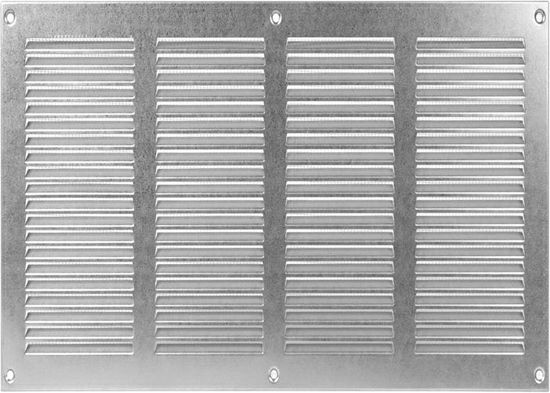 Grille Galvanisée B125 400x400x30 Mm – Maille 25/45 Mm, Drainage Sol Robuste Jardin & Garage