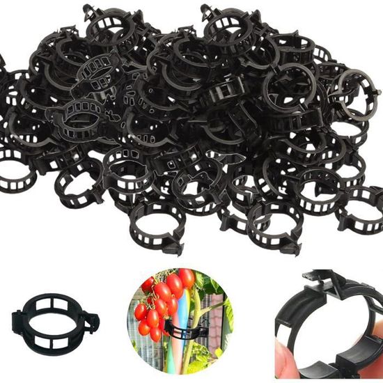 300 Pièces Clips Support Plantes Tomates - Clips Jardin Réutilisables Pour Légumes Vignes Et Plantes Grimpantes