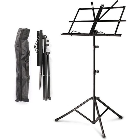 Pince Anti-dérapante Pour Partitions De Piano - Support Réglable Pour Pupitre - En Métal, Facile à Installer - Pour Feuilles Et Livres De Musique