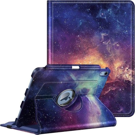 Coque Rotative Et Anti-Chocs Pour IPad - Compatible 5e à 10e Génération & IPad Air - Silicone Souple