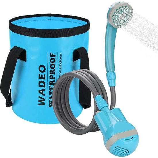 Douche Portable Camping LIBERRWAY - Rechargeable 45-60min | Nettoyage Extérieur