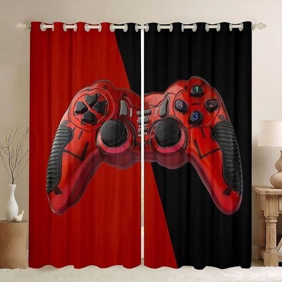Rideaux Enfant Tracteur Ferme – Motif Animaux Colorés – 168 X 228 Cm – Lot De 2 Panneaux Occultants Légers