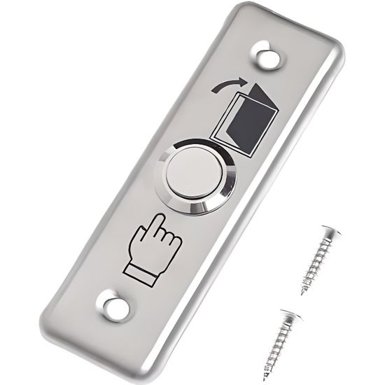 Interrupteur à bouton-poussoir de déverrouillage de sortie de porte pour  serrure de porte électronique