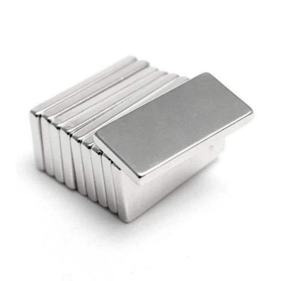 Forte 1/5x Bloc Réfrigérateur N35 Aimants Magnétique Terre Rare Néodyme 20x10x2mm Forte 1/5x Bloc Réfrigérateur N35 Aimants Magnétique Terre Rare Néodyme 20x10x2mm