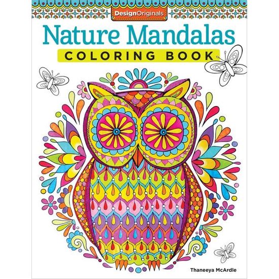 Cahier de coloriage Mandalas Design Originals-Nature