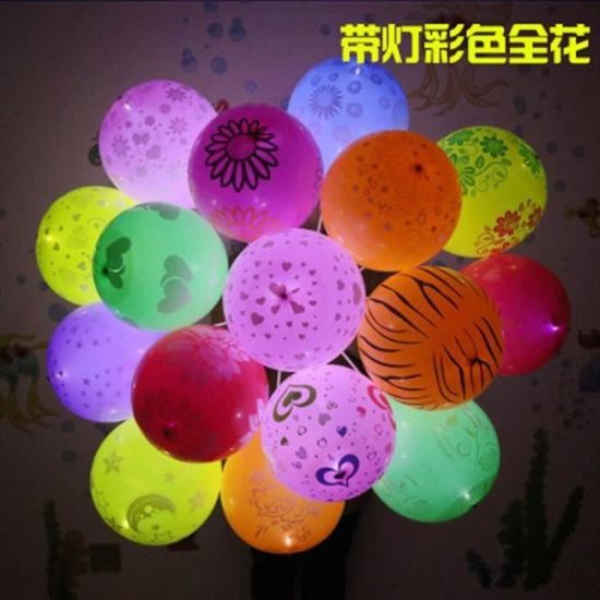 100 Mini Ballons Lumineux LED Multicolores – Pour Fête, Anniversaire, Mariage, Noël, Halloween - 4