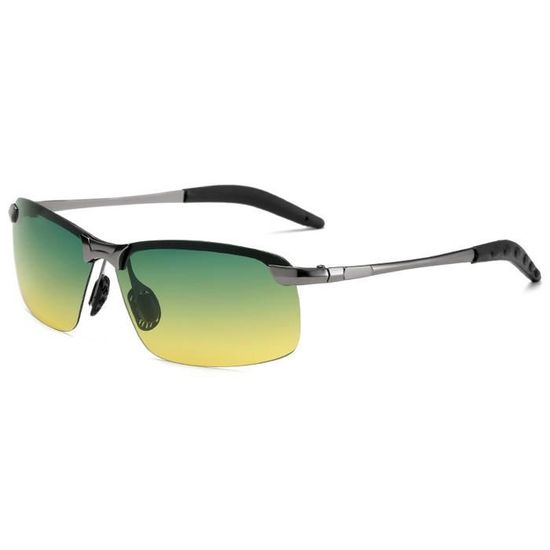 Lunettes De Soleil Organismt à Verres Polarisés Ronds Et Teinte Réglable (1 à 9 Vitesses) – Style Rétro, Boîte Manuelle Incluse
