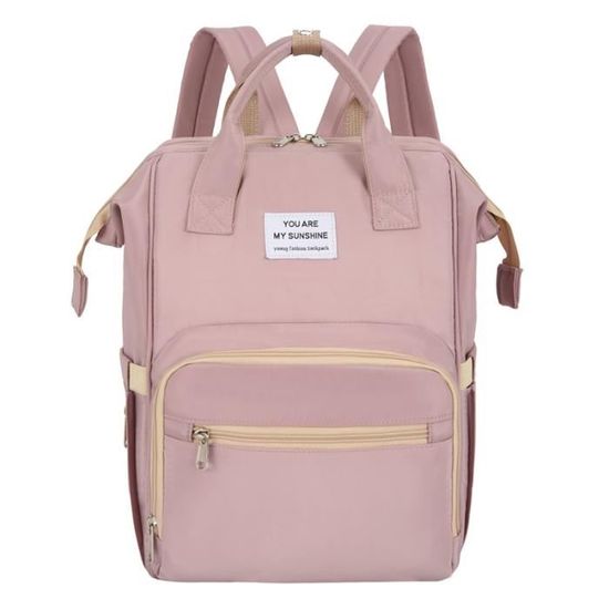 RUVALINO Sac à Langer Grande Taille Style Fourre-Tout - Poches Isothermes, Sangles Poussette, Convertible Gris Pour Bébé Garçon Et Fille